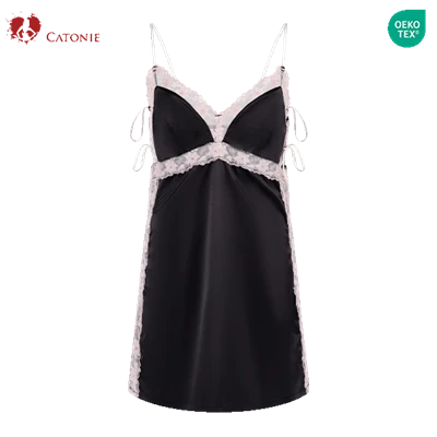 Satin Slip Dress Sleepwear Satin Slip Dress Sleepwear